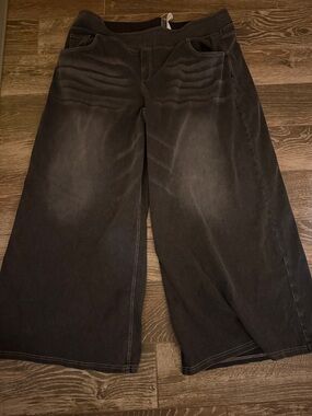 Halara wide leg flex stretch denim jeans size 3x